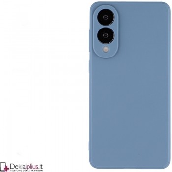 Guminis 1.5 mm. storio dėklas su kameros apsauga - lavender grey Samsung Galaxy S25 Edge)